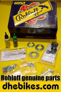 Rohloff Speedhub parts including specialty oil changes